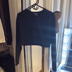 Garage Black Women's Crop Cardigan